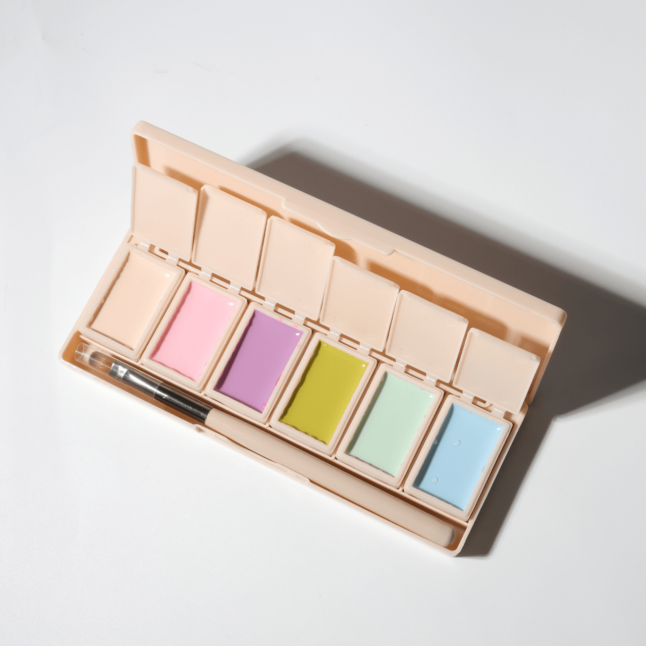 6 - Pan Solid Gel Nail Polish Palette | Day Dream - Ambedo Beauty