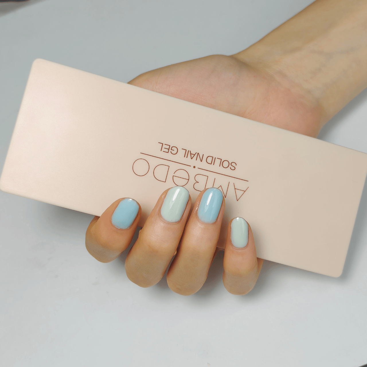 Ambedobeauty Nail Polishes 6-Pan Solid Gel Nail Polish Palette | Day Dream