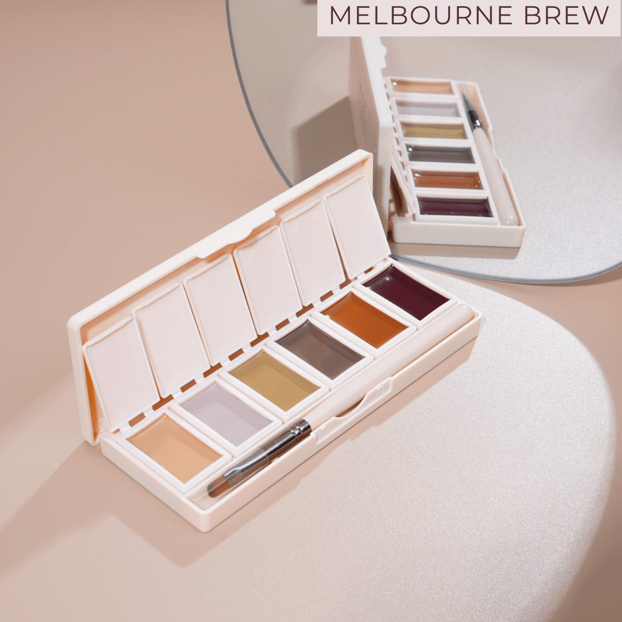 Award Winning Complete Gel Nail Starter Kit with LED Lamp | 6 - Pan Palette - Ambedo BeautyNail Polishes