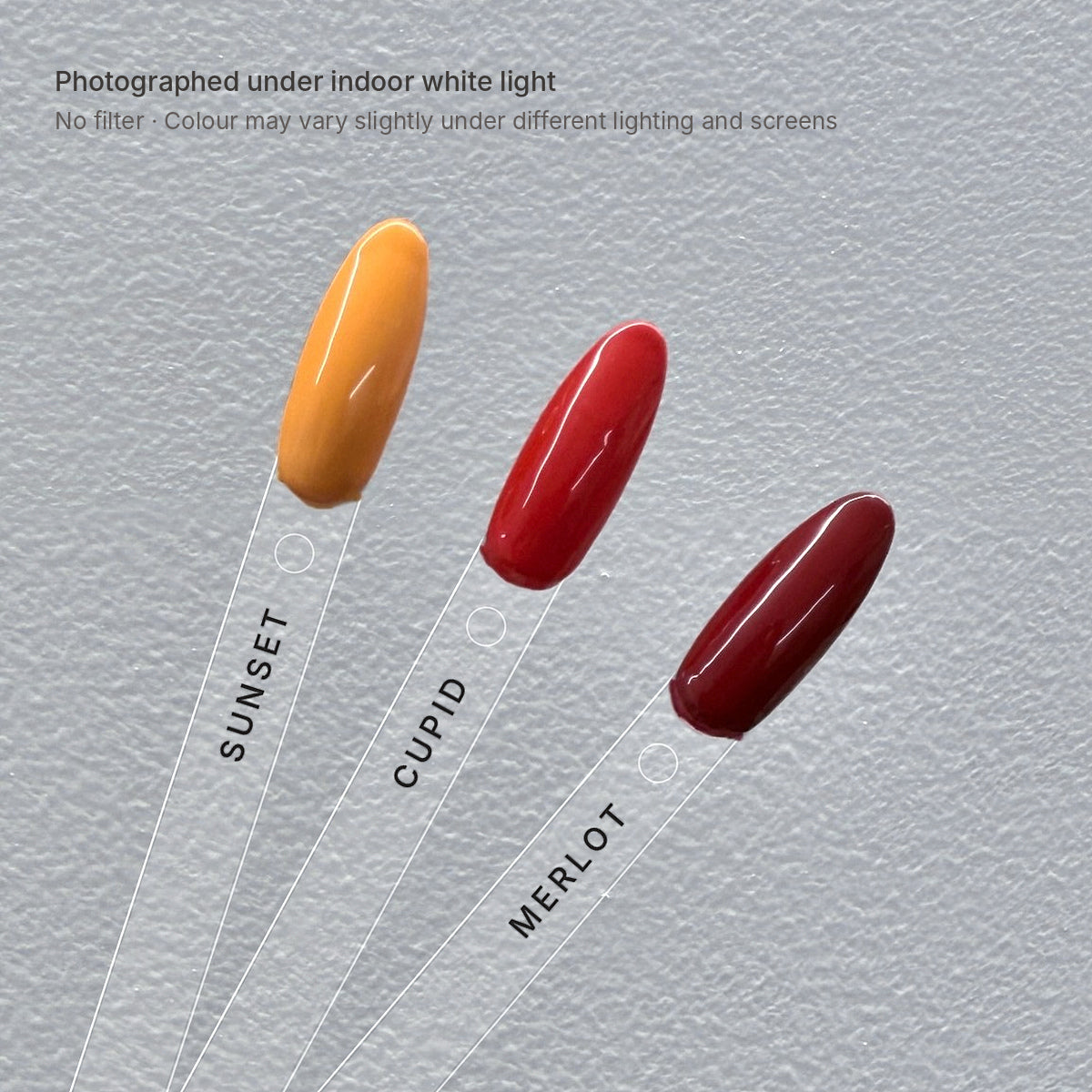 DIY Solid Gel Polish Capsule Refills | Red Reign-Red/Orange