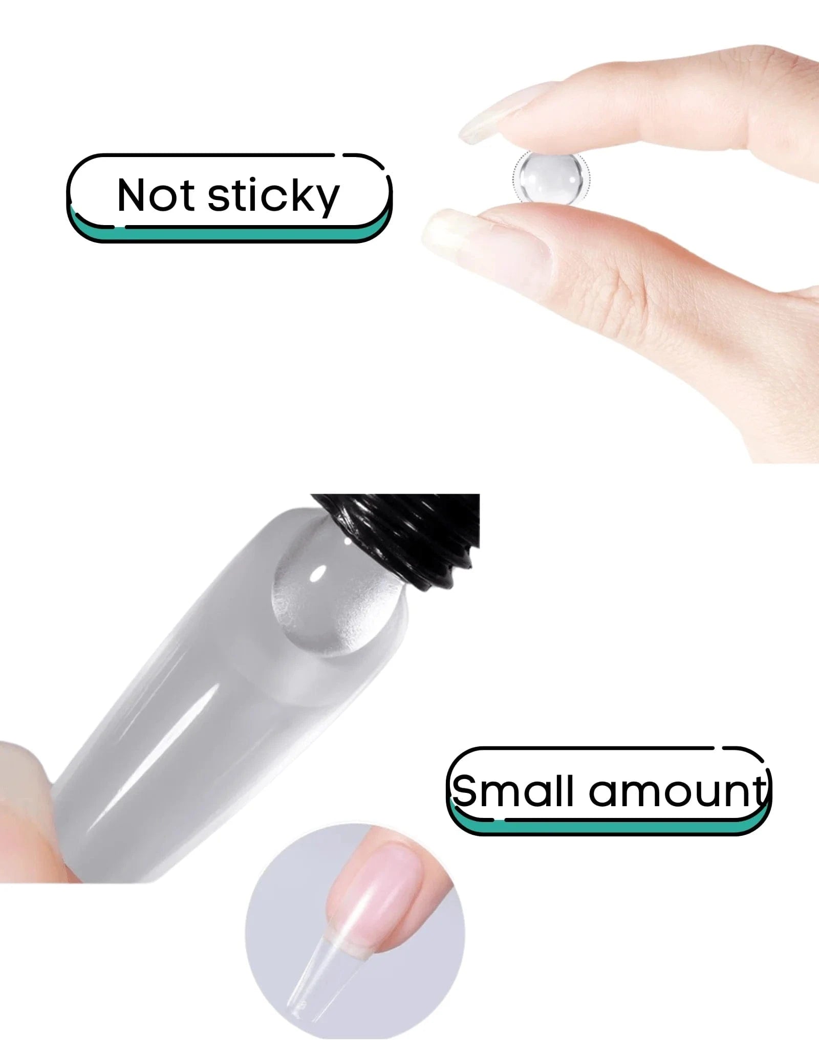 Ambedobeauty Nail Care Bio-Based Nail Glue | For Acrylics + Nail Tips