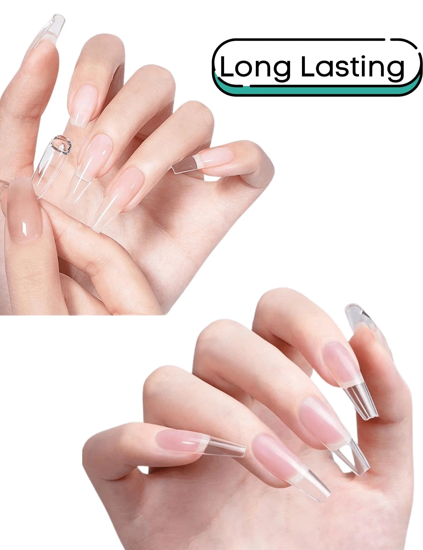 Ambedobeauty Nail Care Bio-Based Nail Glue | For Acrylics + Nail Tips