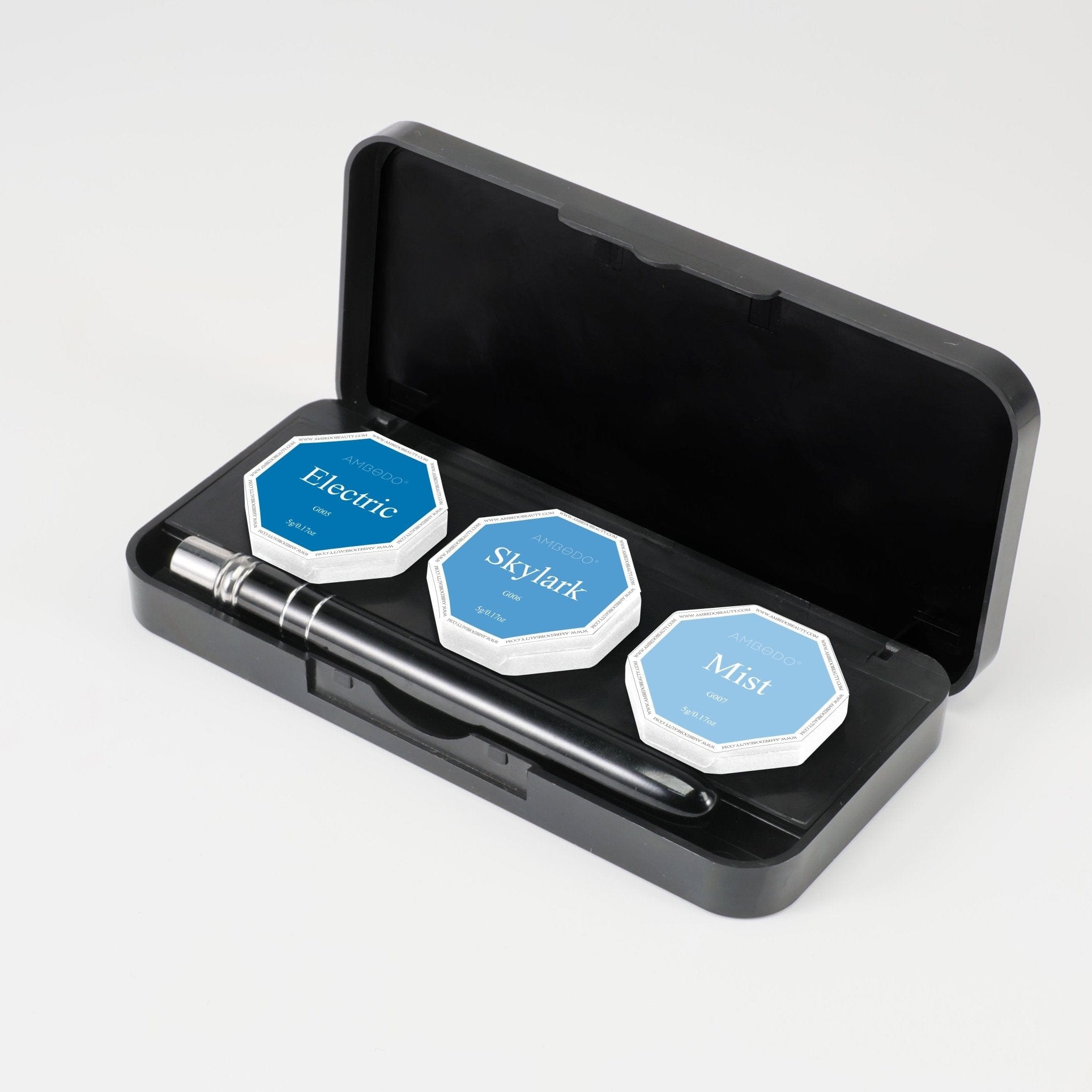 The Ambedo solid gel nail Polish palette customisable colours, pick your own colours