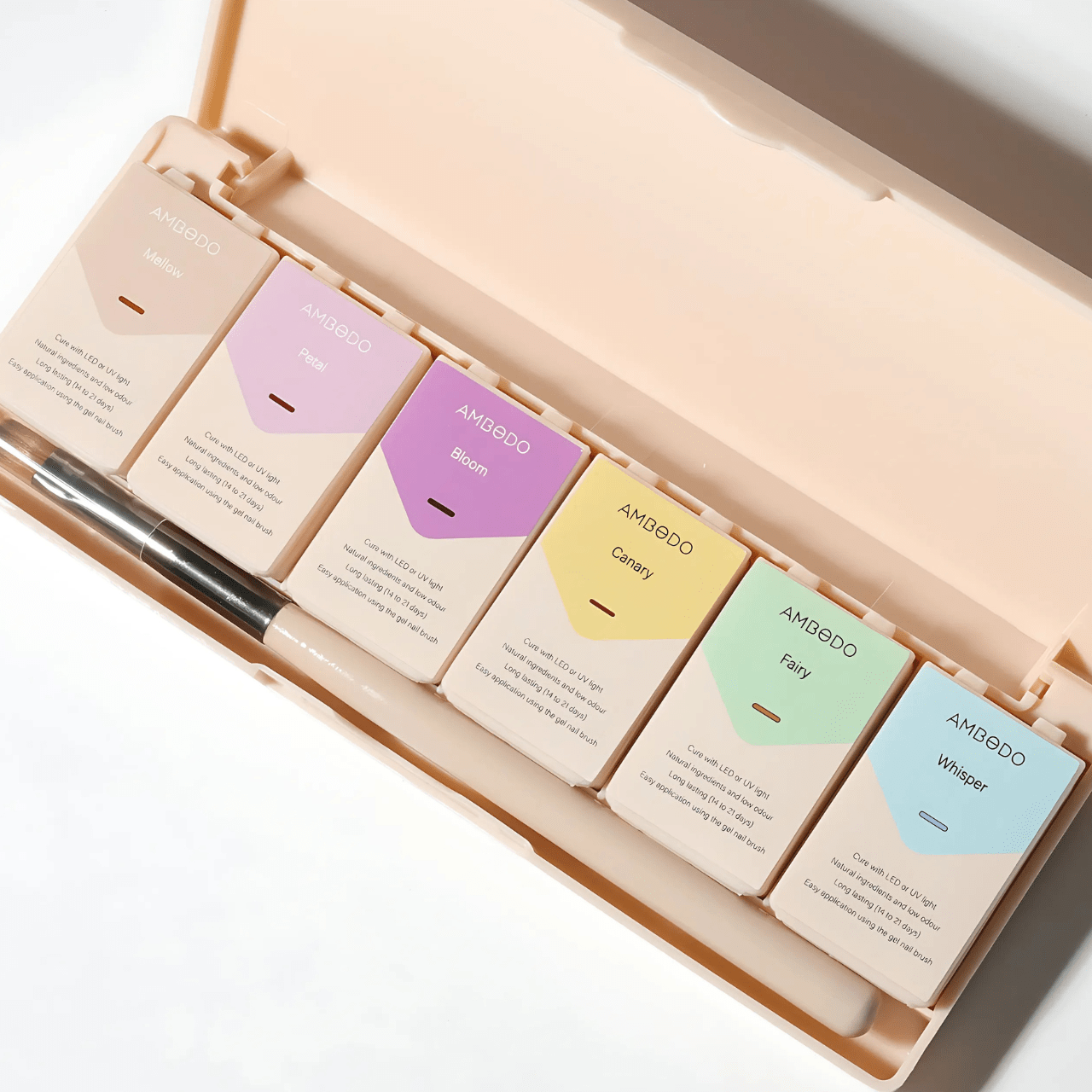 Ambedobeauty Nail Polishes (COMING SOON) 6-Pan Solid Gel Nail Polish Palette | Day Dream