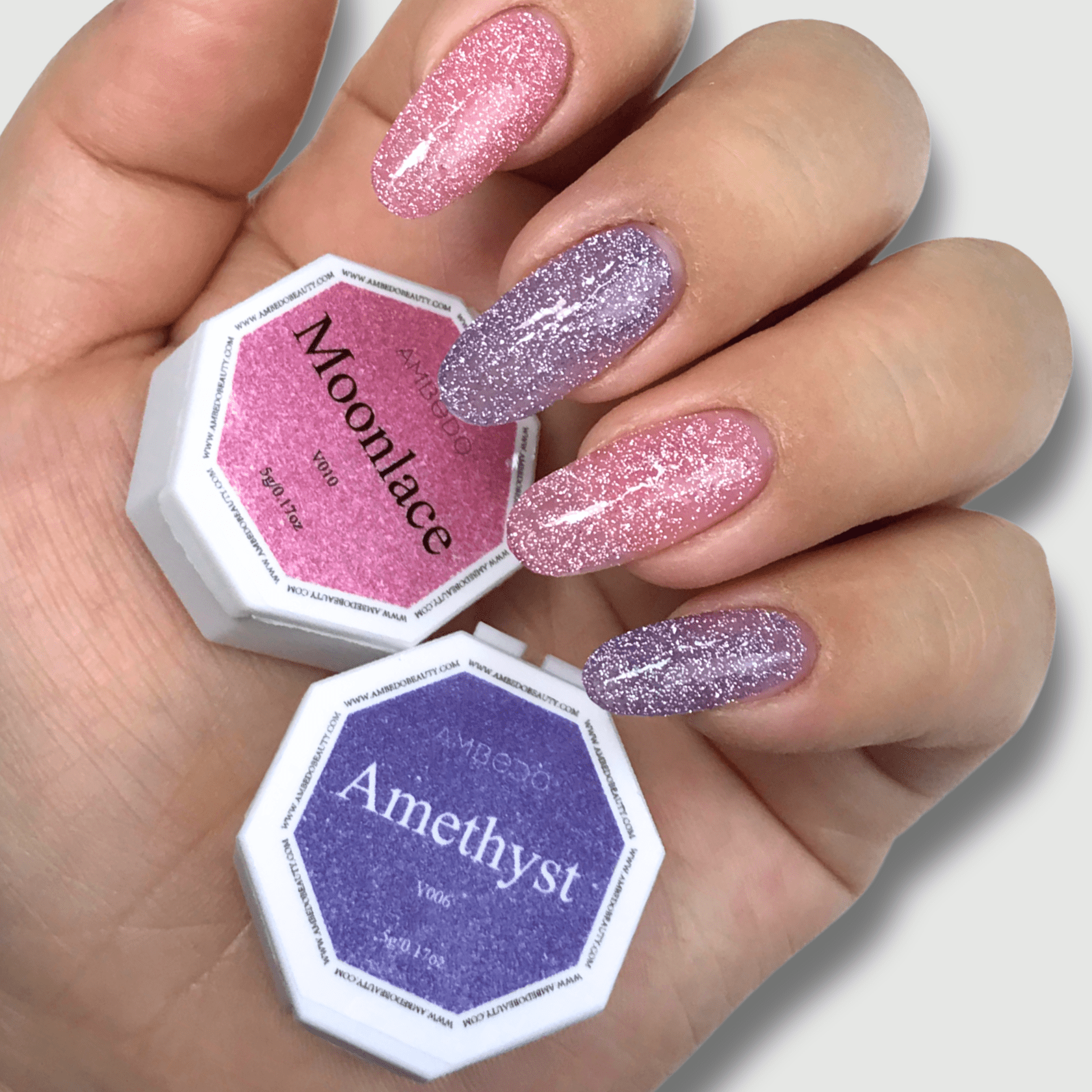 Ambedobeauty Nail Polishes Amethyst DIY Gel Capsule Refills| Diamonite (Copy)