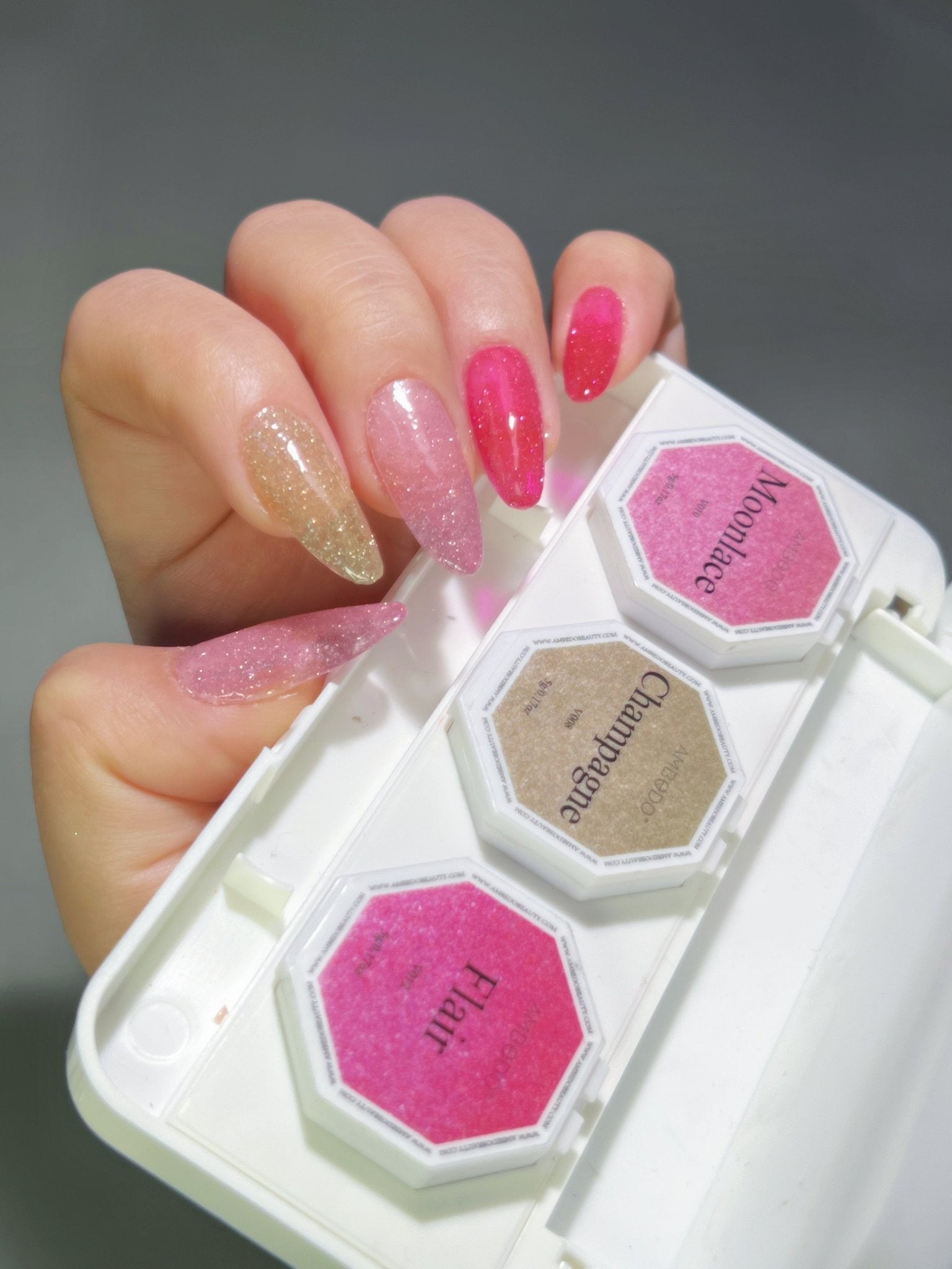 DIY Gel Capsule Refills| Diamonte Jelly Sheer Gels - Ambedo BeautyNail Polishes