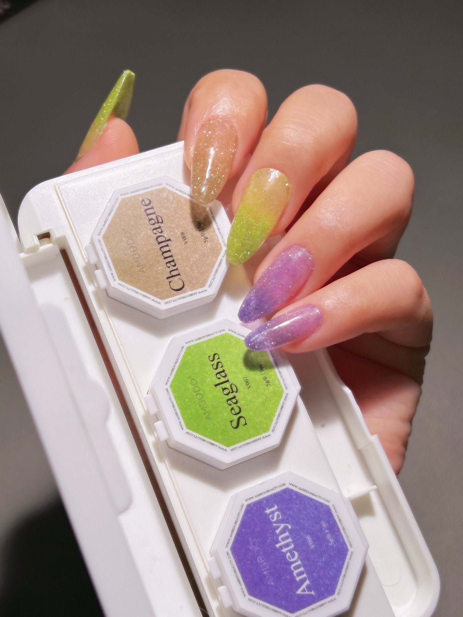 DIY Gel Capsule Refills| Diamonte Jelly Sheer Gels - Ambedo BeautyNail Polishes