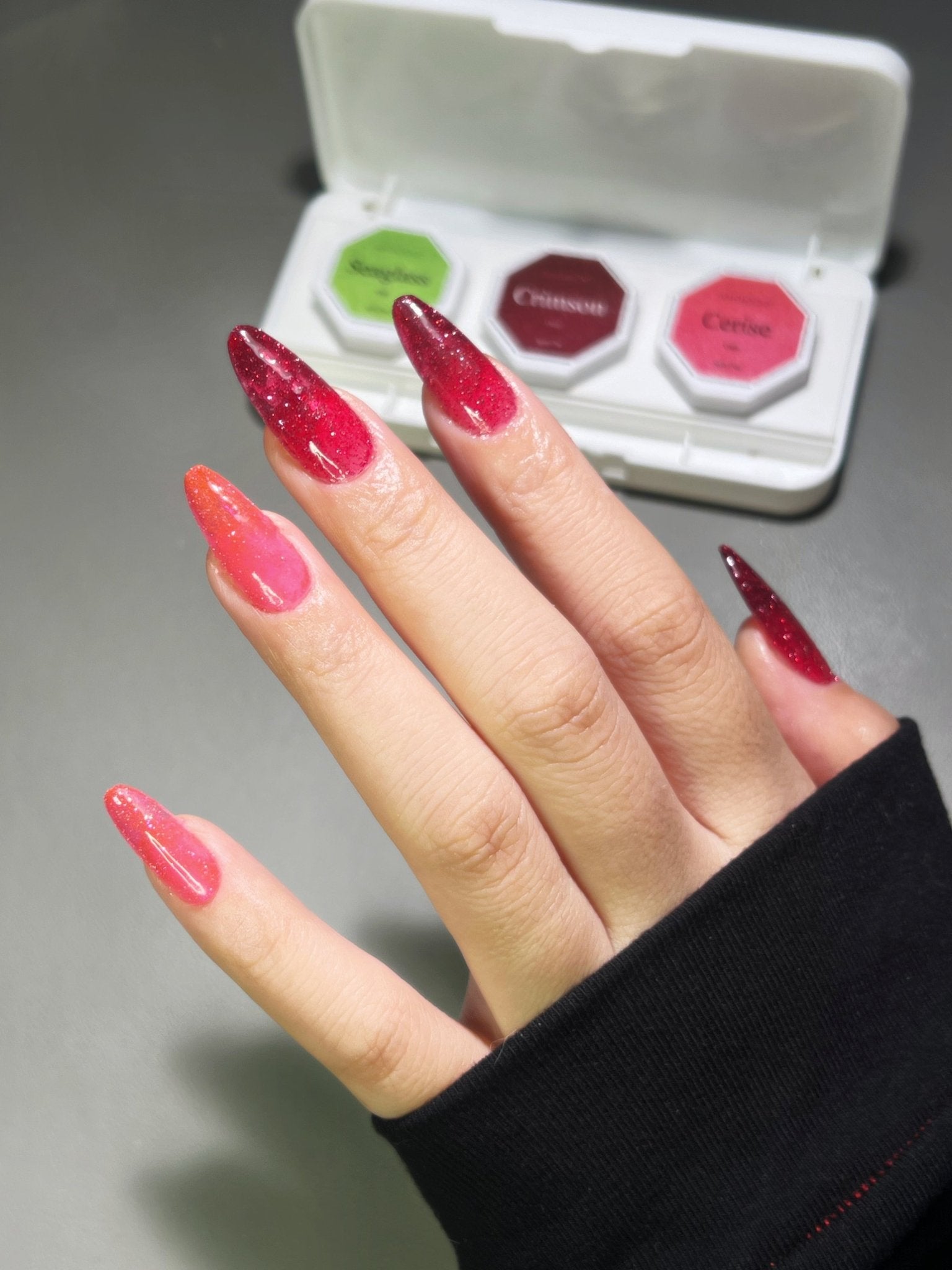 DIY Gel Capsule Refills| Diamonte Jelly Sheer Gels - Ambedo BeautyNail Polishes