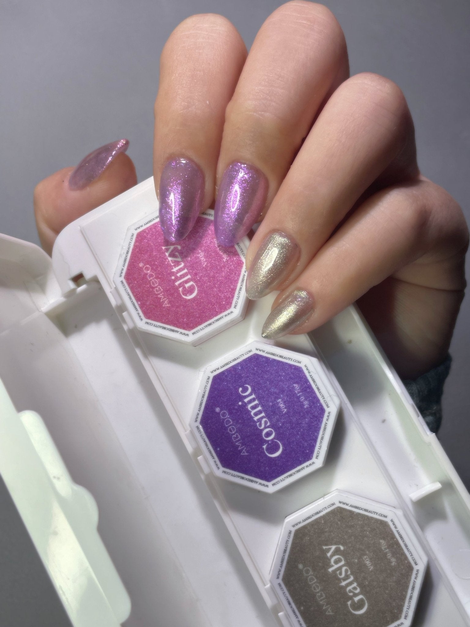 DIY Gel Capsule Refills| Mystic Shimmer - Sparkle/Noir - Ambedo BeautyNail Polishes