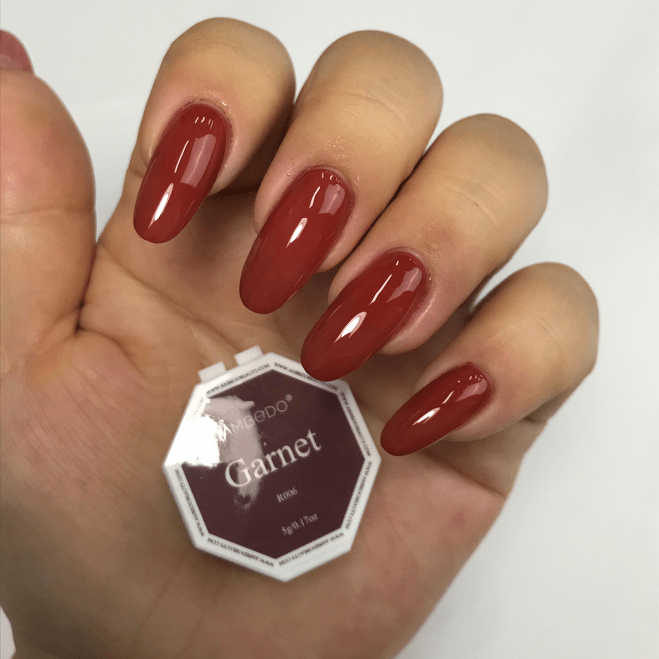 Ambedobeauty Nail Polishes Garnet DIY Gel Capsule Refills| Red Reign-Red/Orange