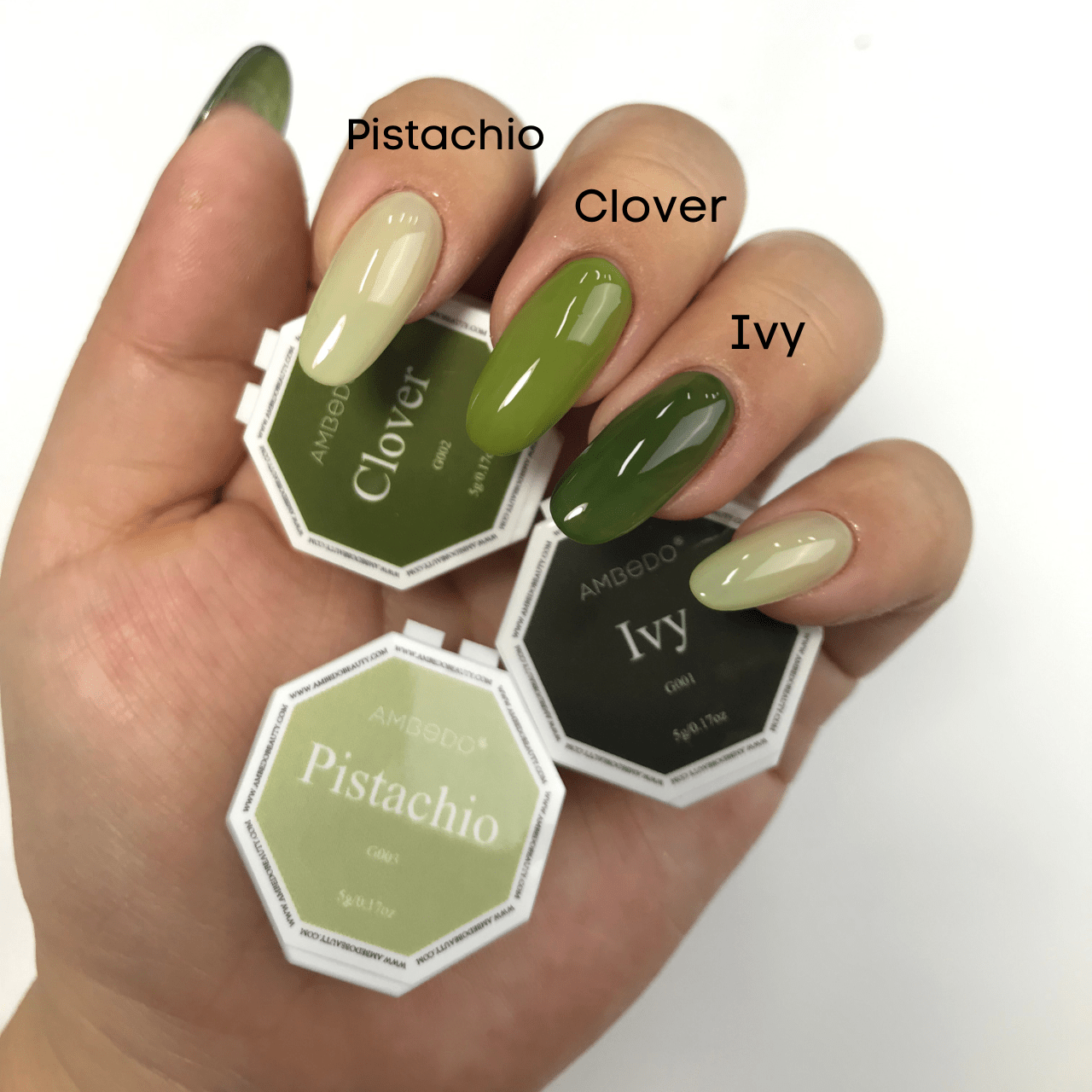 DIY Gel Refill Capsules| Misty Coast - Blue/Green/Grey - Ambedo Beauty