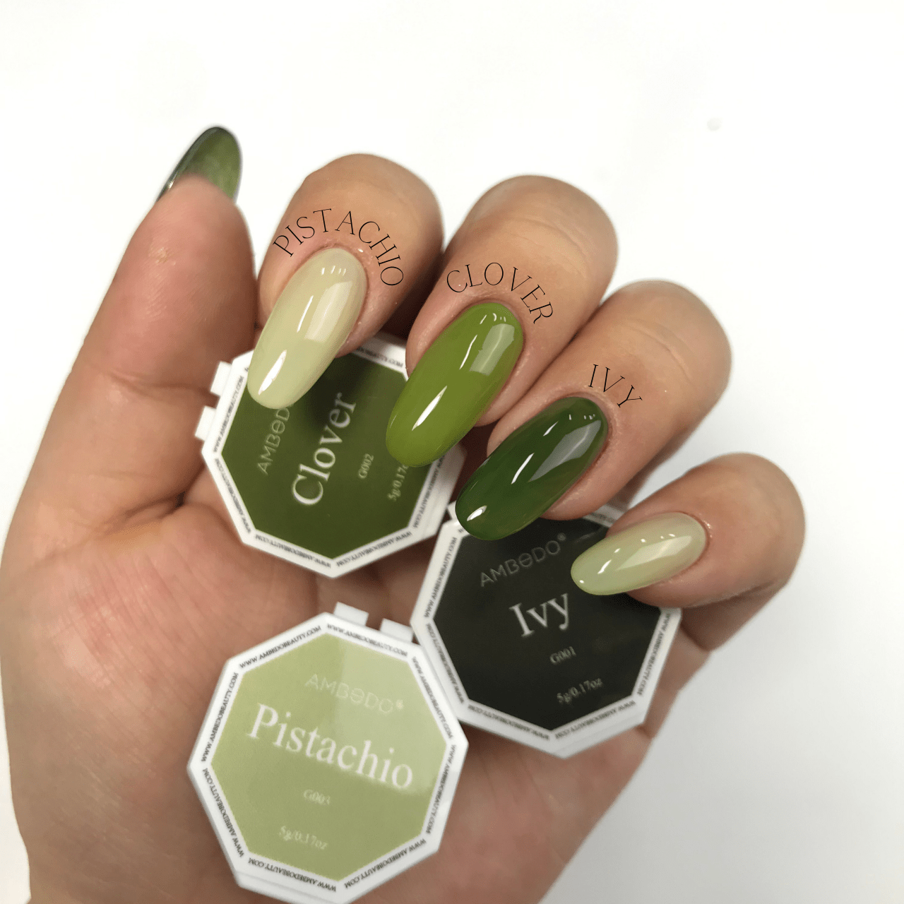 DIY Gel Refill Capsules| Misty Coast - Blue/Green/Grey - Ambedo BeautyNail Polishes