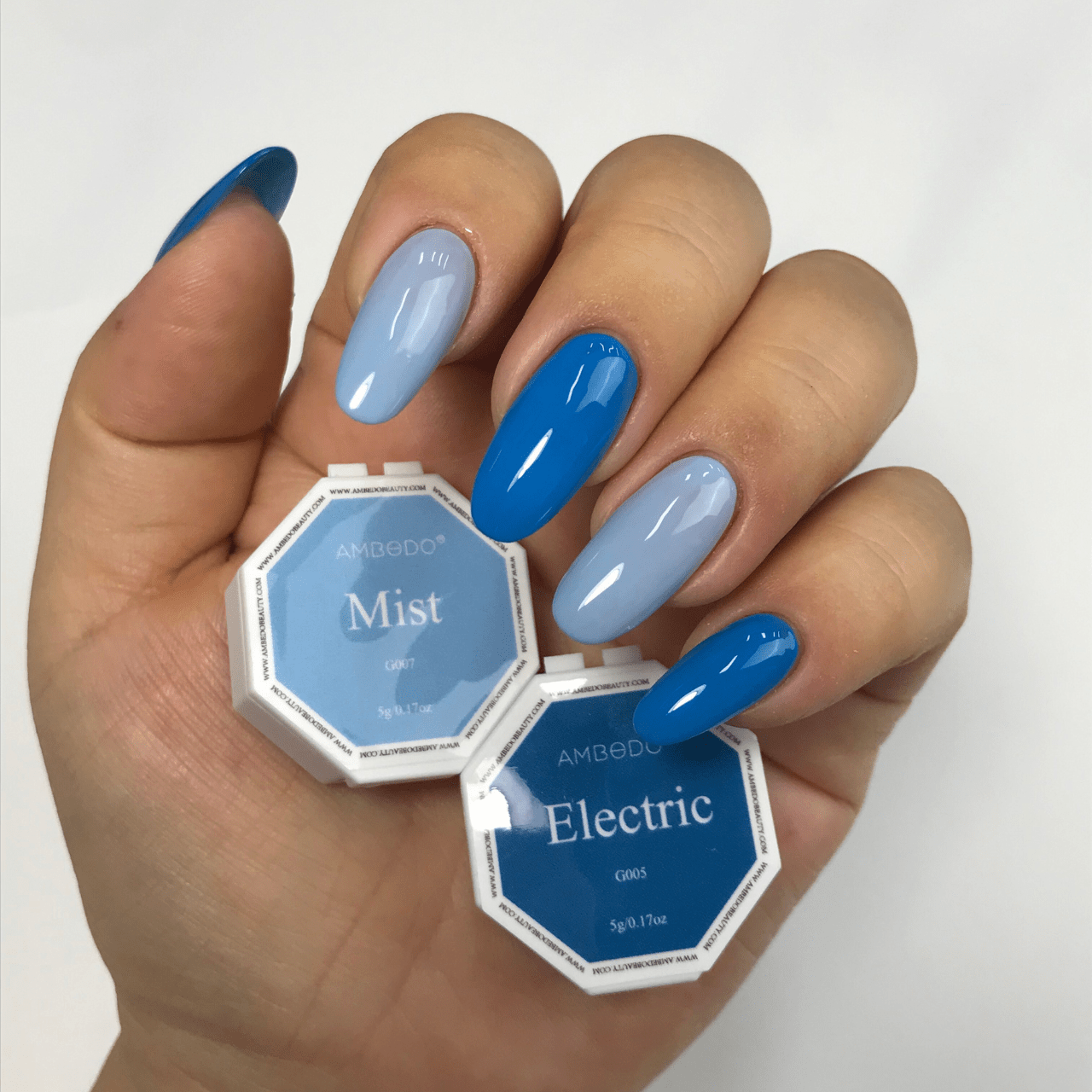 DIY Gel Refill Capsules| Misty Coast - Blue/Green/Grey - Ambedo Beauty