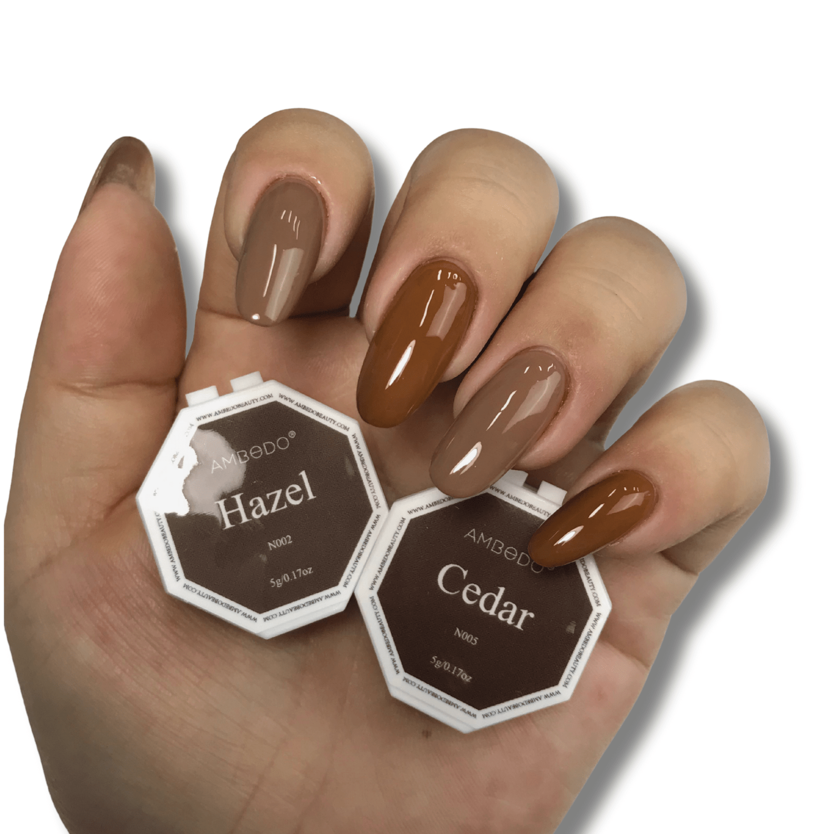 Ambedobeauty Nail Polishes DIY Gel Refill Capsules| Neutral Core-Beige/Cream/Nude
