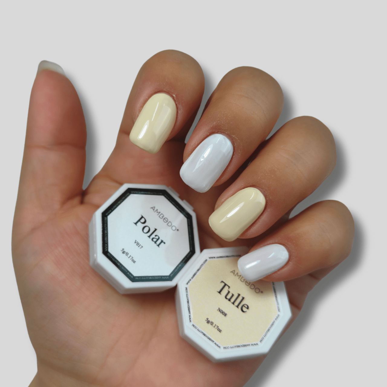 Ambedobeauty Nail Polishes Tulle DIY Gel Refill Capsules| Neutral Core-Beige/Cream/Nude