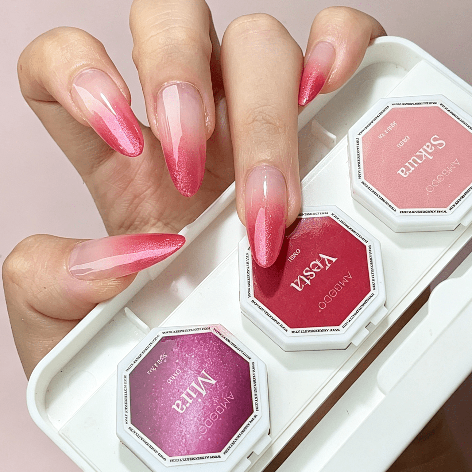 DIY Ombre Gel Polish Capsule Refills - Ambedo BeautyNail Polishes