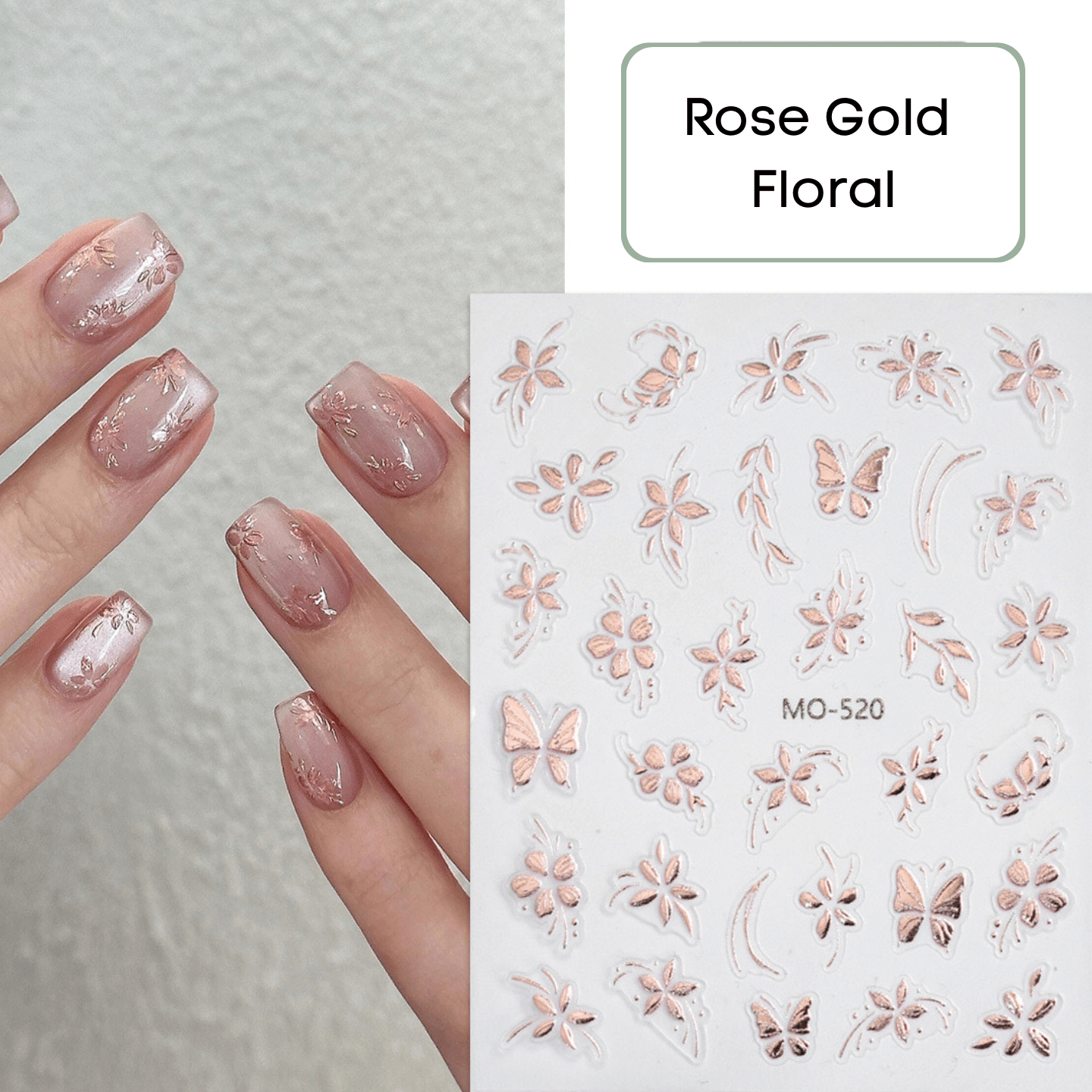 Nail Art Stickers - Beginner Friendly - Ambedo Beauty