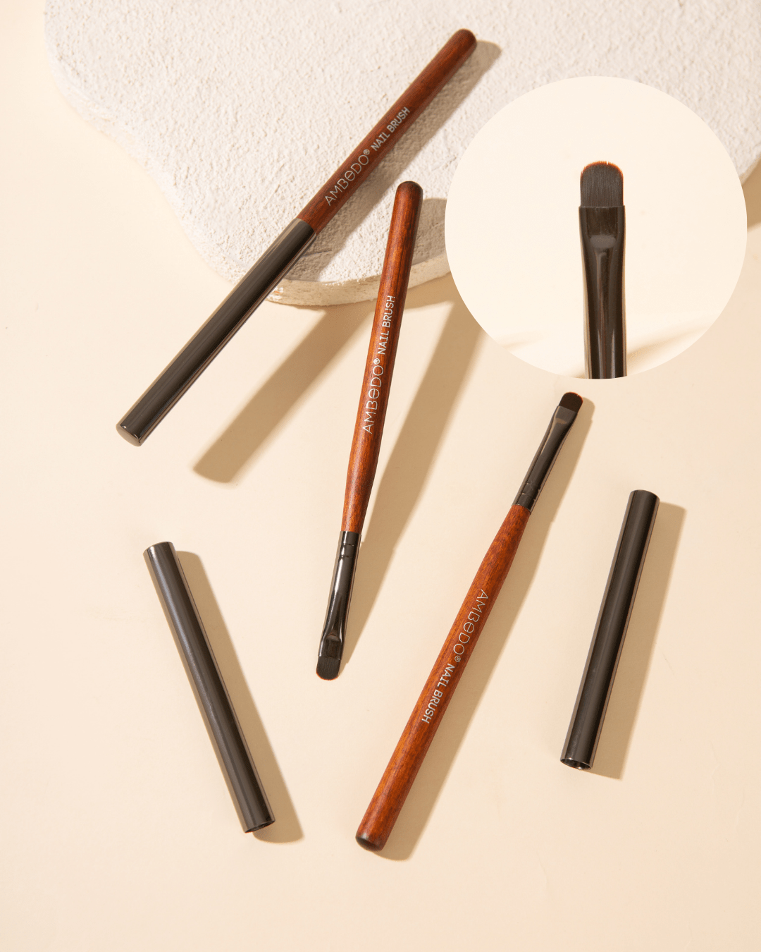 Premium Nail Art Brushes - Ambedo Beauty