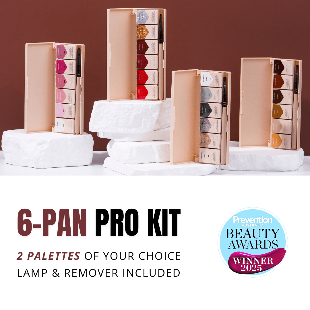 Solid Gel Nail Pro Kit | 12 Colours with LED Lamp & Remover - Ambedo BeautyNail Polishes