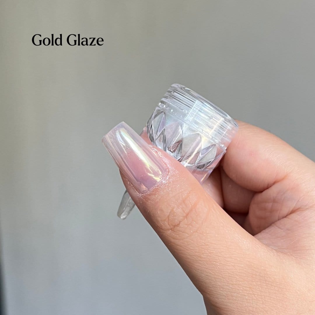 Pearlescent Glazed Chrome Nail Powder - Ambedobeauty