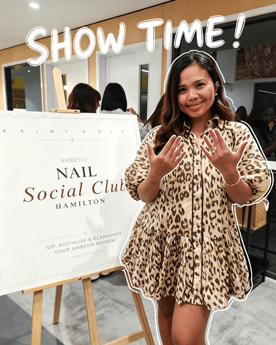 Brisbane's First Nail Paint & Sip Event - Ambedo Beauty shows that "yes, you can do it too" with gels - Ambedo Beauty