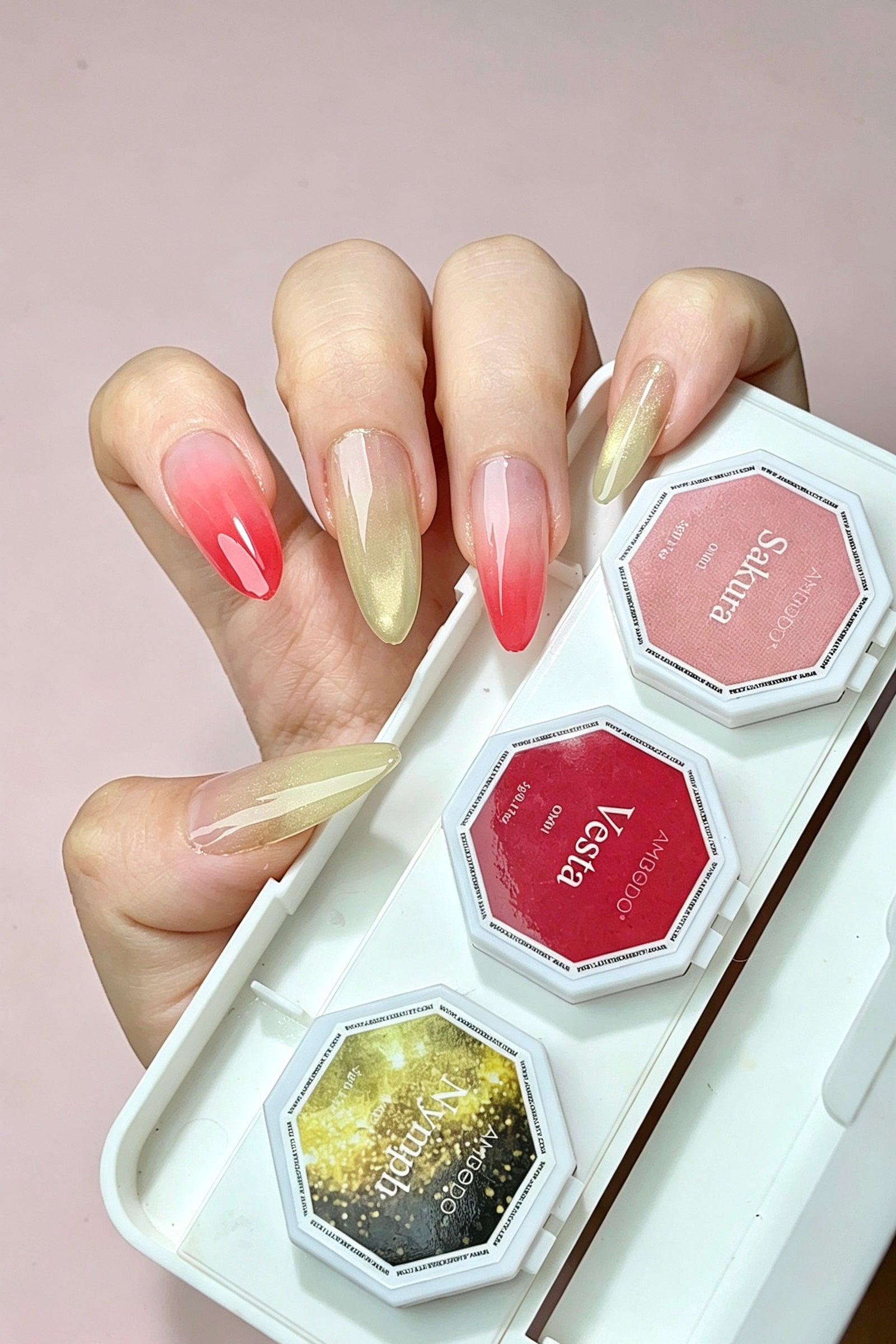 DIY Ombre Gel Polish Capsule Refills
