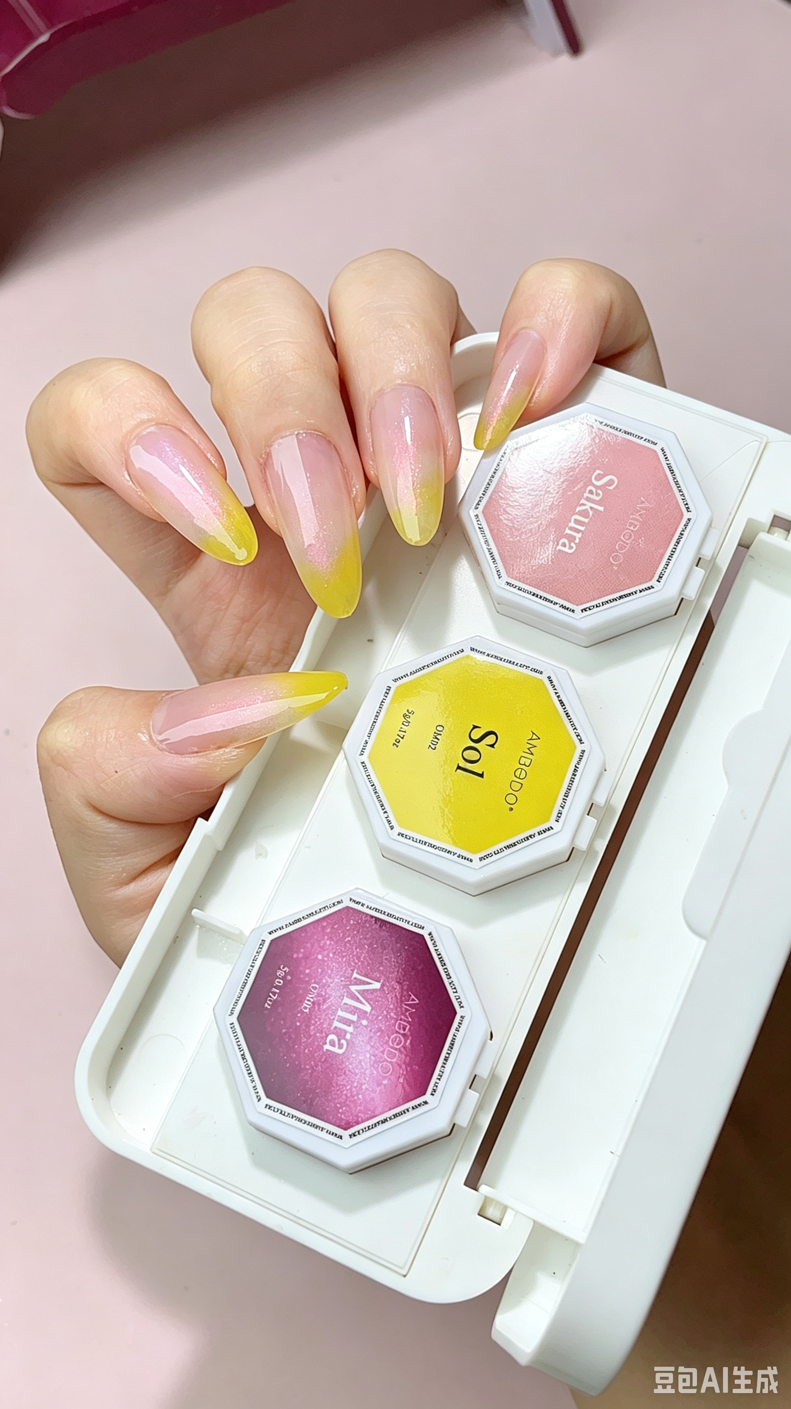 DIY Ombre Gel Polish Capsule Refills