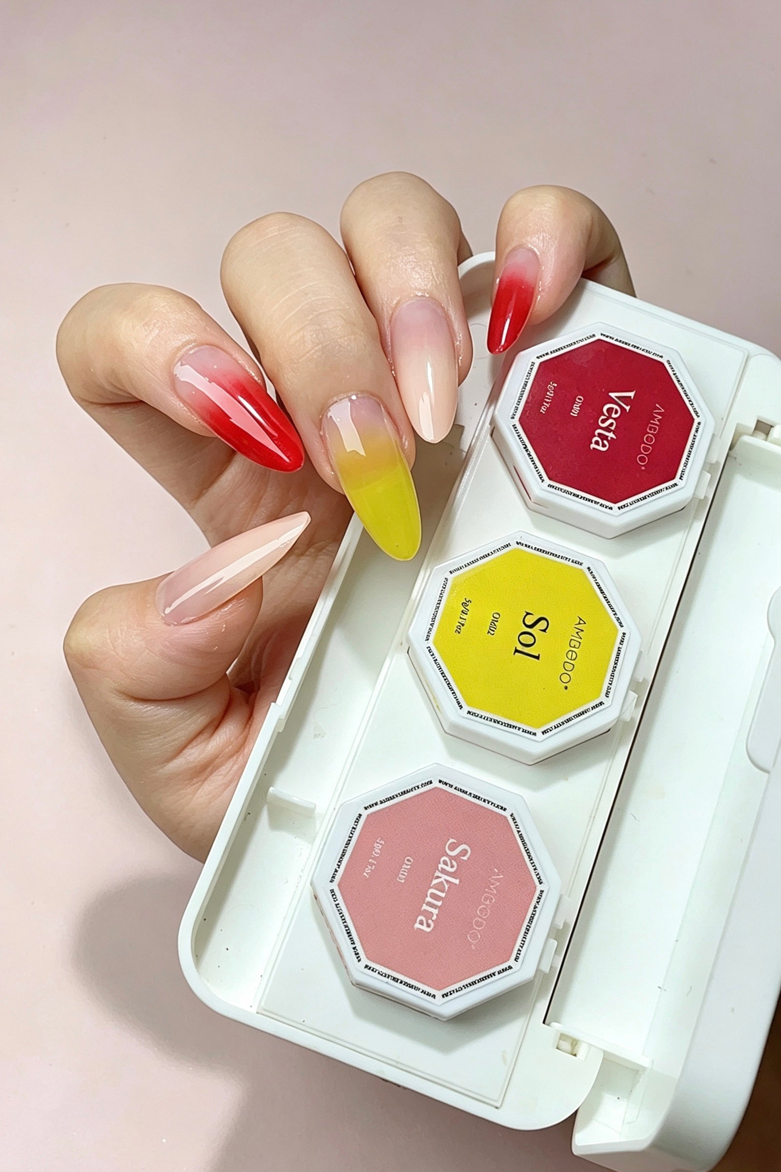 DIY Ombre Gel Polish Capsule Refills