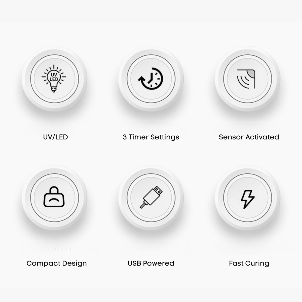 48W LED Nail Lamp | Smart Sensor Nail Lamp - Ambedo Beauty