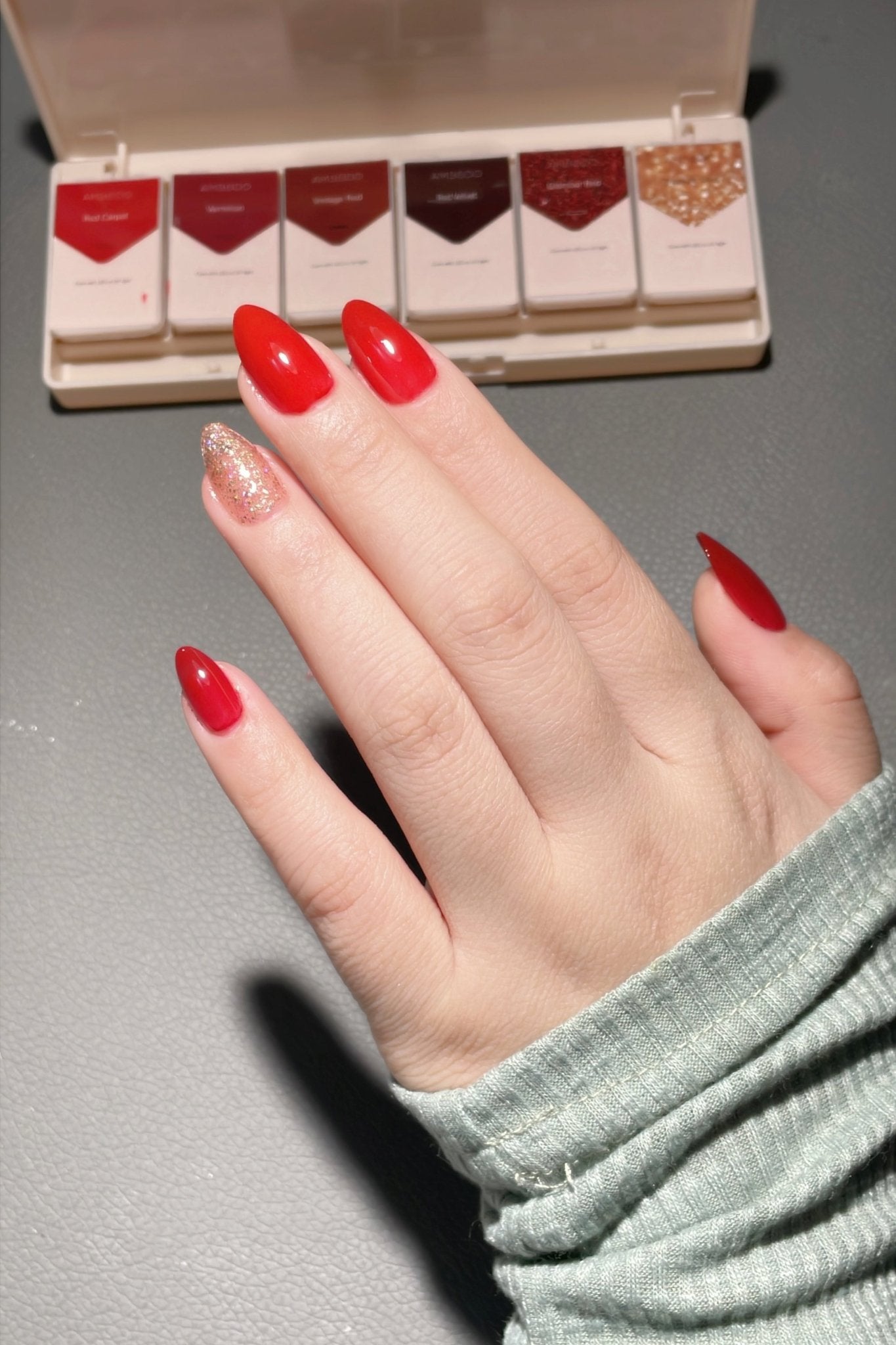 6 - Pan Solid Gel Nail Polish Palette | Chilli - Ambedo BeautyNail Polishes