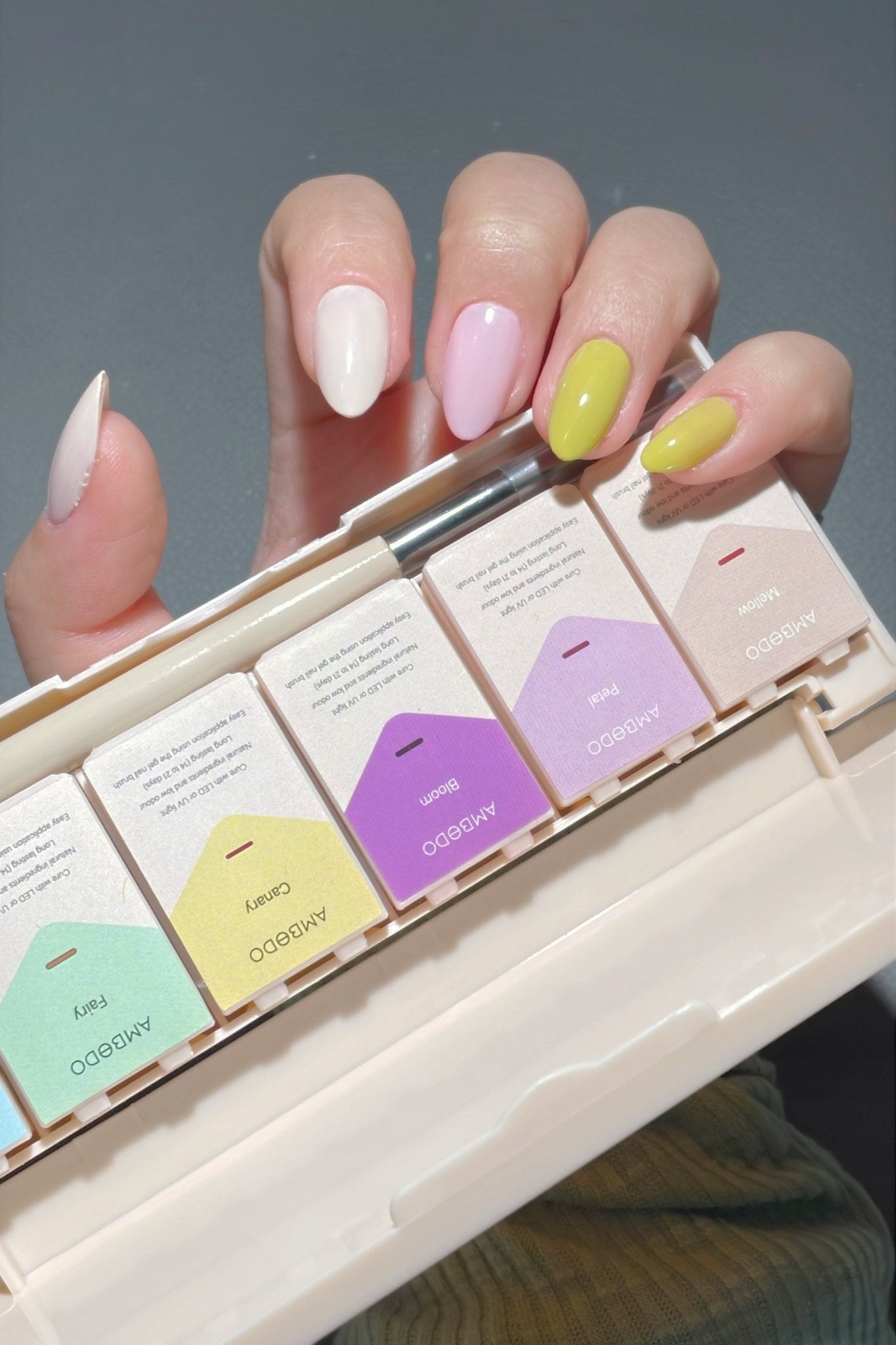 6 - Pan Solid Gel Nail Polish Palette | Day Dream - Ambedo BeautyNail Polishes