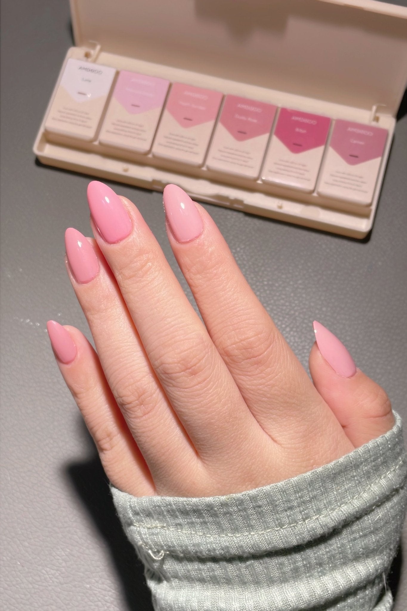 6 - Pan Solid Gel Nail Polish Palette | Rosè - Ambedo BeautyNail Polishes