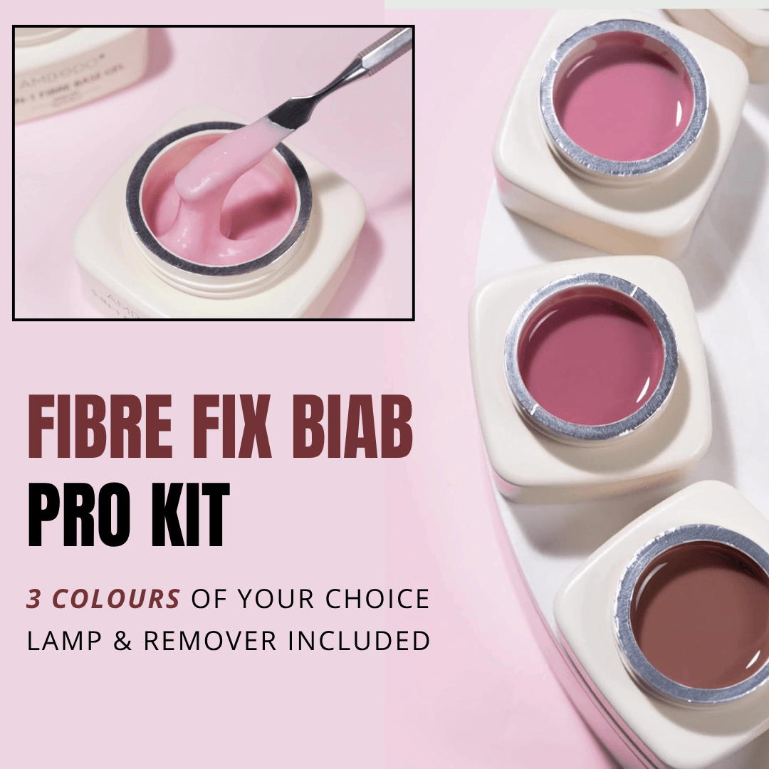 BIAB Builder Gel Pro Kit |3 Colours with Lamp - Ambedo BeautyNail Polishes