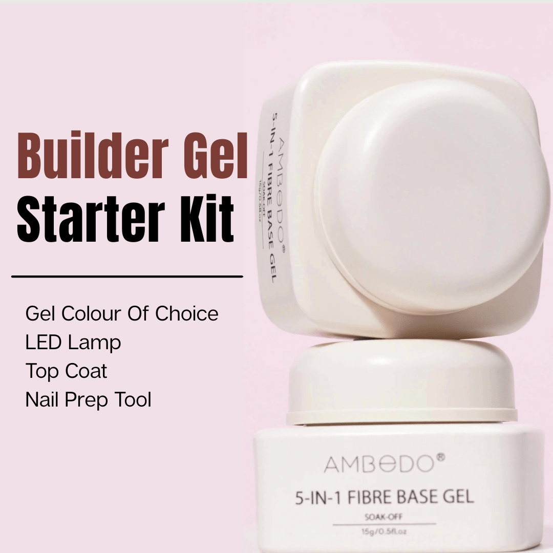 Builder Gel Starter Kit with LED Lamp - Ambedo BeautyNail Polishes