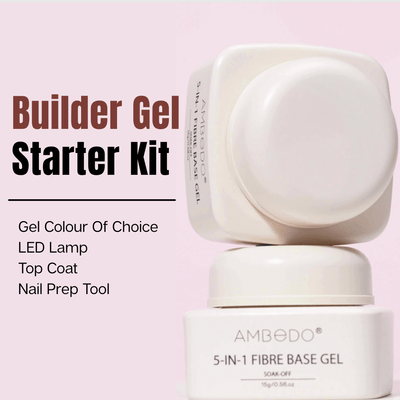 Builder Gel Starter Kit with LED Lamp - Ambedo BeautyNail Polishes