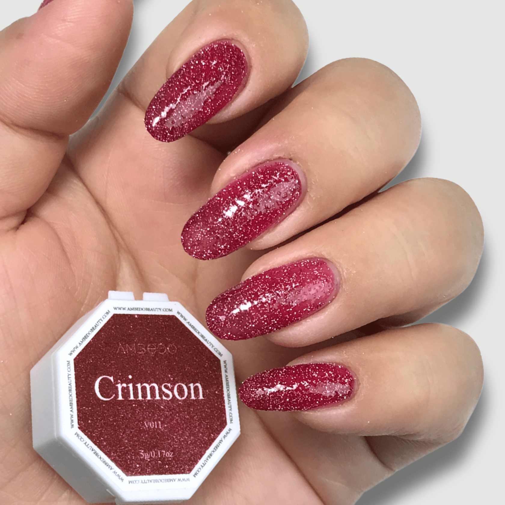 Ambedobeauty Nail Polishes Crimson DIY Gel Capsule Refills| Diamonite (Copy)