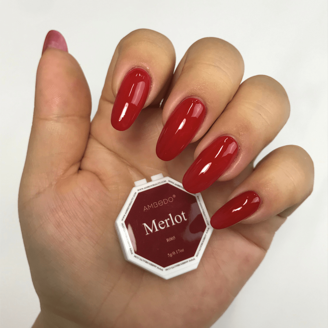 Ambedobeauty Nail Polishes Merlot DIY Gel Capsule Refills| Red Reign-Red/Orange