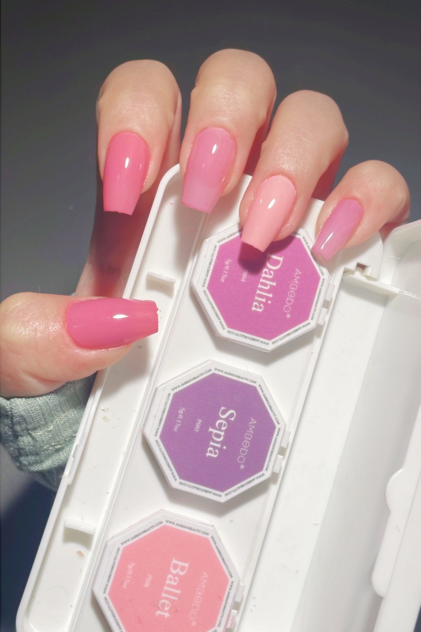 DIY Gel Capsule Refills| Sugar Blossom - Pink/Purple - Ambedo BeautyNail Polishes