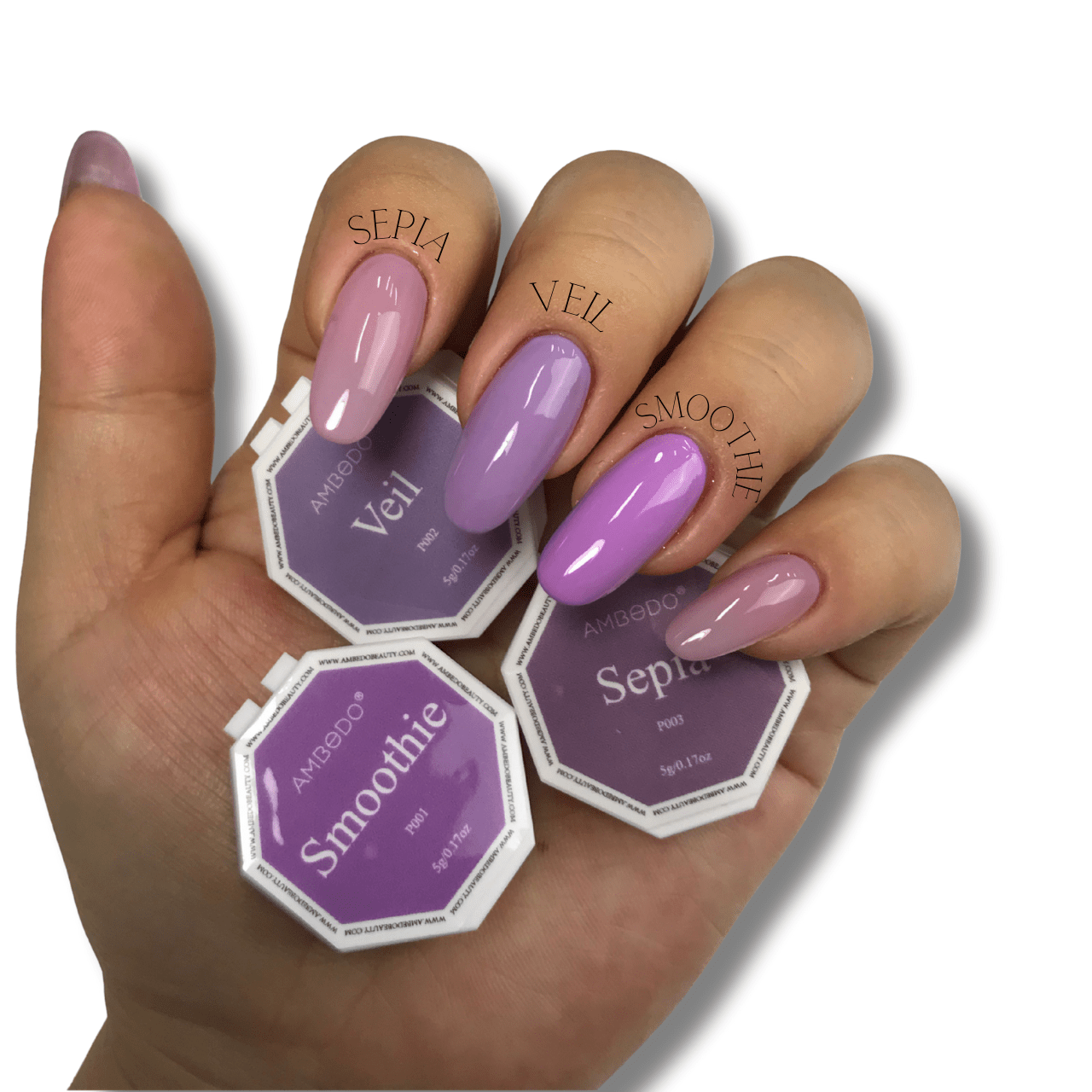 DIY Gel Capsule Refills| Sugar Blossom - Pink/Purple - Ambedo BeautyNail Polishes