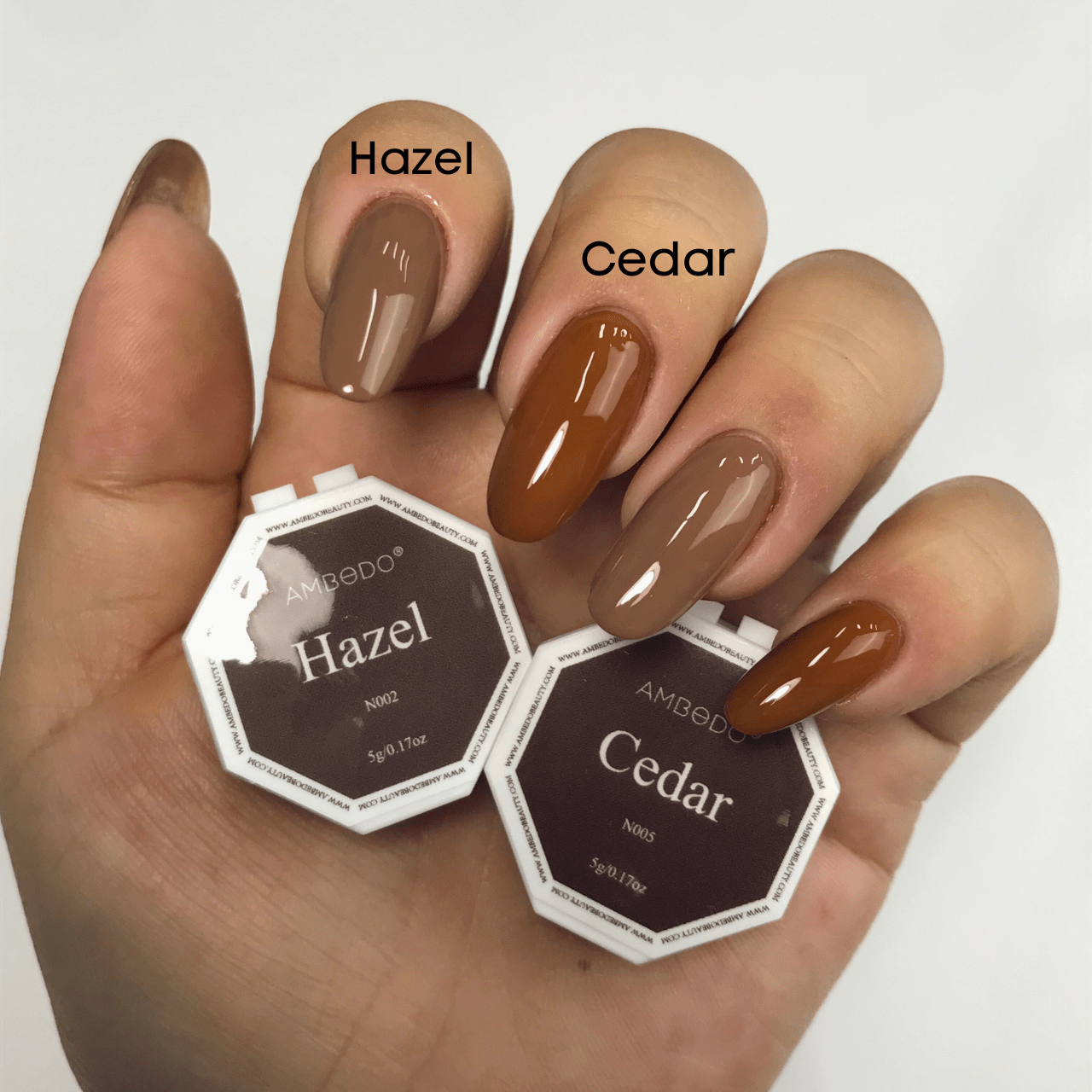 Ambedobeauty Nail Polishes Hazel DIY Gel Refill Capsules| Neutral Core-Beige/Cream/Nude