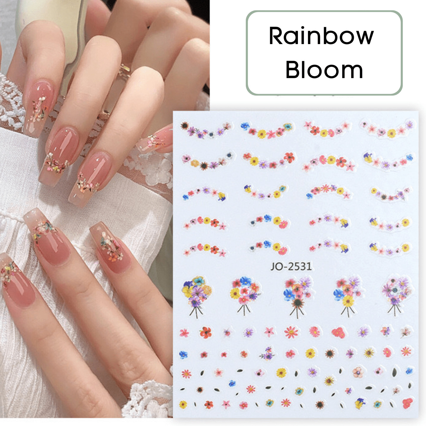 Nail Art Stickers - Beginner Friendly - Ambedo Beauty