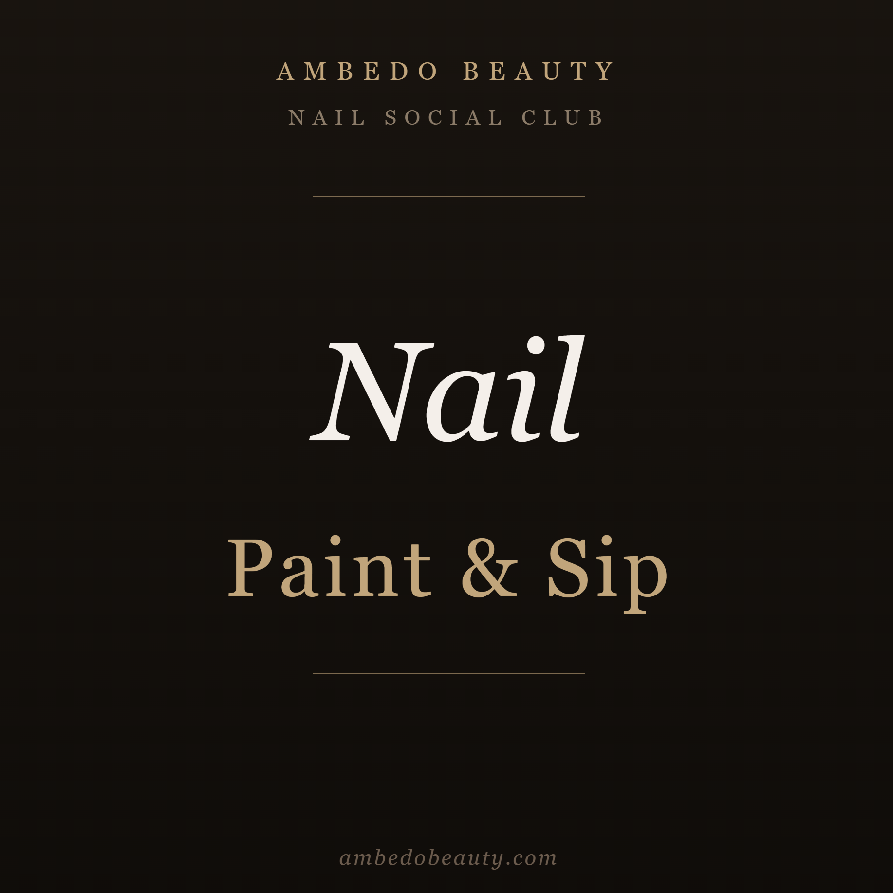 Paint & Sip · BIAB Builder Gel Class | 15 August 2026