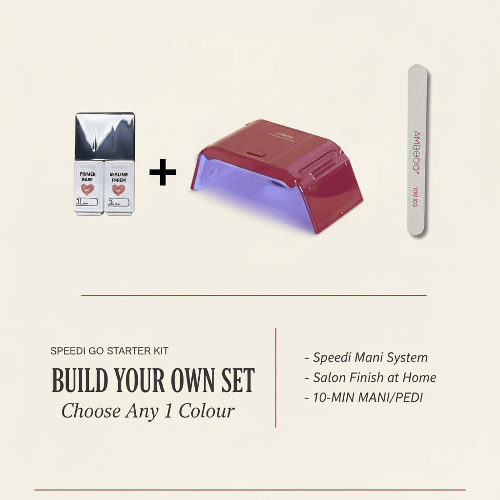 Speedi Mani GO Starter Kit With Lamp - Ambedo BeautyNail Polishes