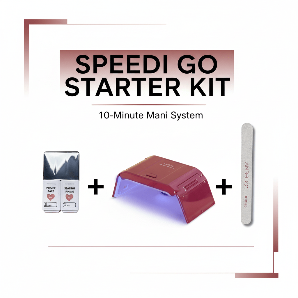Speedi Mani GO Starter Kit With Lamp - Ambedo BeautyNail Polishes