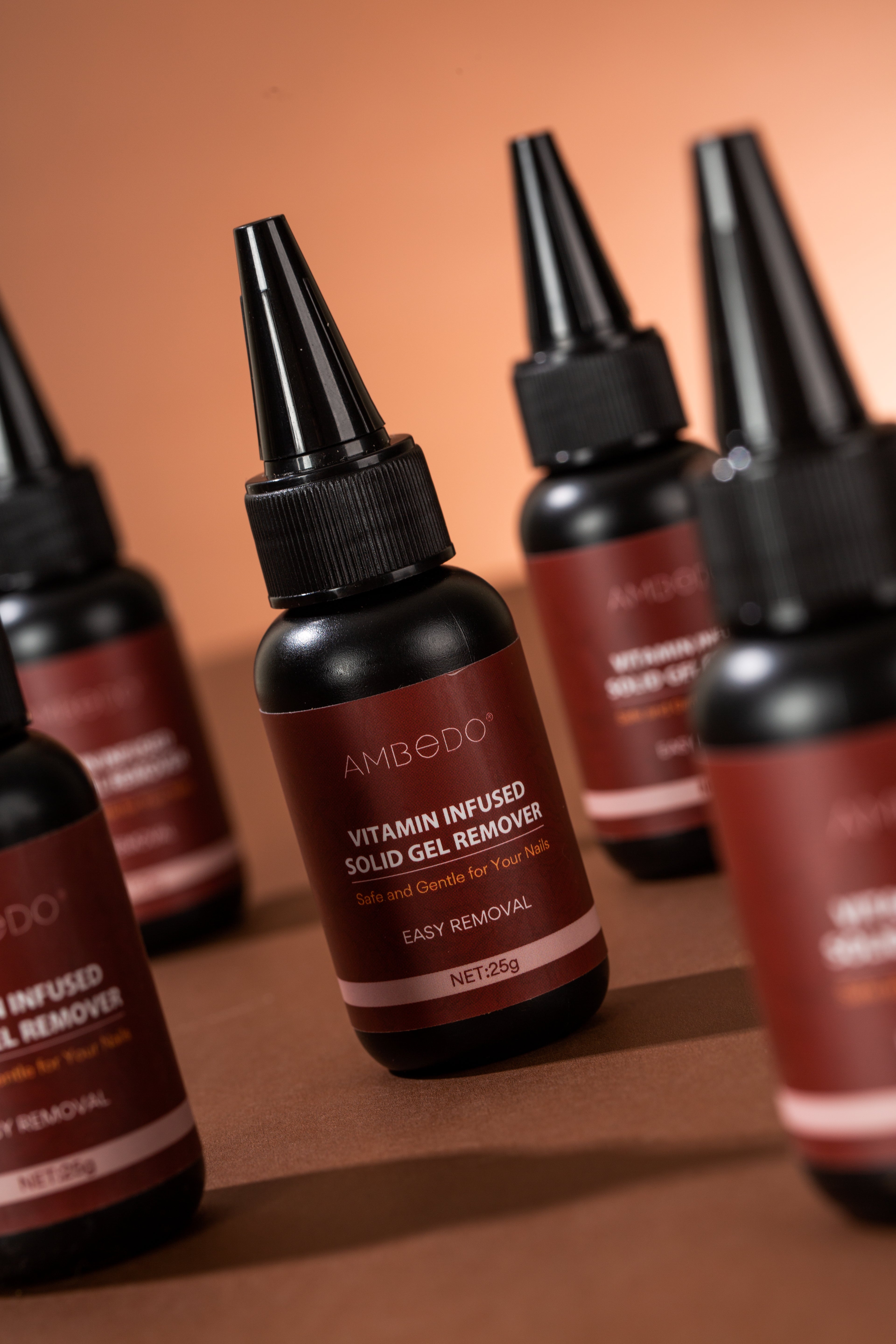 Ambedo Beauty Nail Polish Removers Vitamin-Infused Solid Gel Remover
